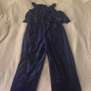 Knitworks Sparkling Midnight Blue Jumpsuit
